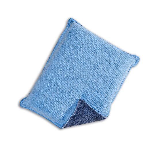 ALCLEAR 950014Microcar Auto Mikrofaser Scheiben Schwamm Autopflege, blau/grau, aus Mikrofasertuch Material, Trockentuch gegen Beschlagene Windschutzscheibe (Packung mit 2)