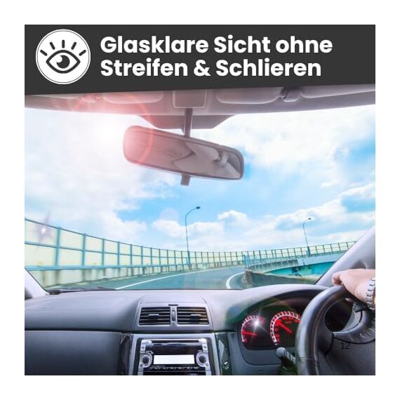 IVALITY® 2in1 Glasreiniger Auto mit Scheibenversiegelung 750ml – Auto Scheibenreiniger mit Lotus-Effekt, Nano-Beschichtung, wasser- & schmutzabweisendes Autoscheiben Reiniger Spray