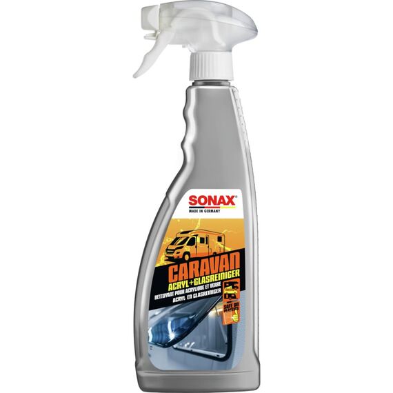 SONAX CARAVAN Acryl+GlasReiniger (750 ml) schonend streifenfreie Sauberkeit für Glas, Fenster aus Acryl & Touchscreen-Displays | Art-Nr. 07384000