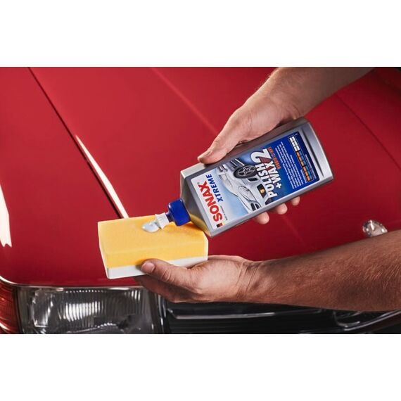SONAX XTREME Polish+Wax 2 Hybrid NPT (500 ml) schonende Politur mit mittlerer Wirkung für regelmäßig gepflegte Lacke | Art-Nr. 02072000