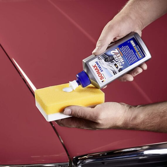 SONAX XTREME Polish+Wax 2 Hybrid NPT (250 ml) schonende Politur mit mittlerer Wirkung für regelmäßig gepflegte Lacke | Art-Nr. 02071000