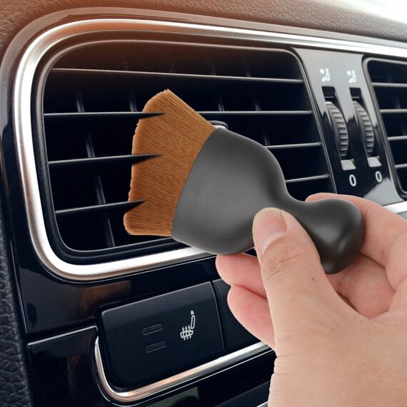 Cobee Auto Innenreinigung Weiche Bürste. Kein Kratzer, 2 Pakete Auto Reinigungsbürsten Stauber mit weichen Borsten, Armaturenbrett Air Outlet Staub Entfernung Bürsten für Automovie (Stil C)