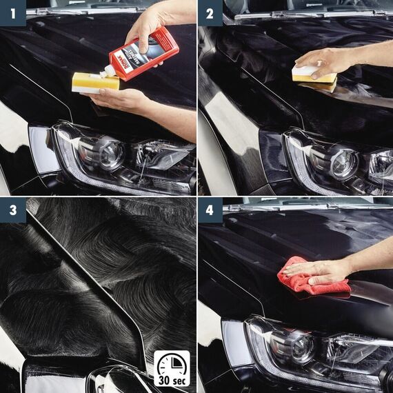 SONAX AutoHartWax (500 ml) flüssig, für Neue und neuwertige Bunt- und Metallic-Lacke | Art-Nr. 03012000