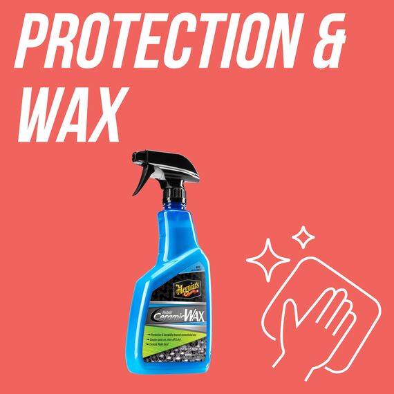 Meguiar's Hybrid Ceramic Spray Wax, Keramik-Sprühwachs - Autopflege - Autowachs - SiO₂-Hybrid-Keramikschutz, Keramikwachs, Abperleffekt - 768ml, G190526EU
