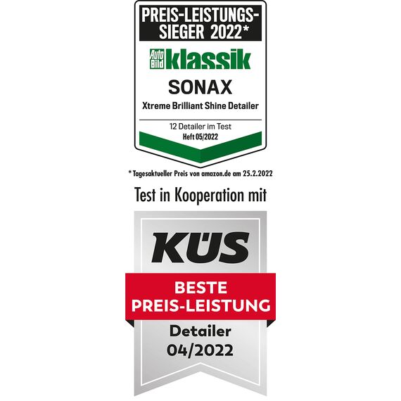 SONAX XTREME BrilliantShine Detailer (750 ml) schnelle, schonende und gründliche Lackpflege für zwischendurch | Art-Nr. 02874000
