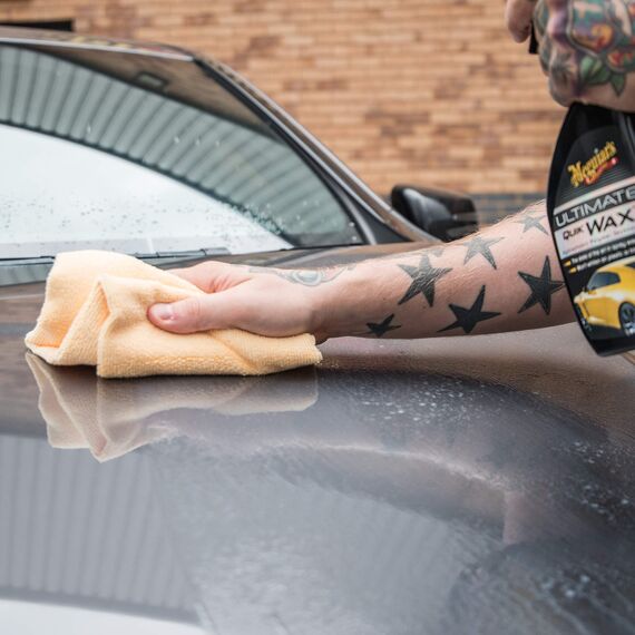 Meguiar's Supreme Shine Mikrofasertücher 6 Stück, Poliertuch Auto, Ultraweiches Mikrofasertuch, Saugstark und Lackschonend, Waschbar, Autopflege ohne Streifen – Microfiber Towels X2035EU - 6er Pack