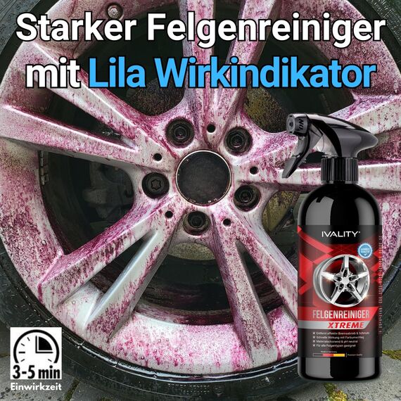 Ivality 7-in-1 Keramik Auto Sparbundle mit Ultra Dünner Felgenbürste, Effektivem Felgenreiniger, 3-in-1 Waschhandschuh und 1800GSM 50x80 Auto Trockentuch Für Lack, Felgen, Glas und Außenpflege