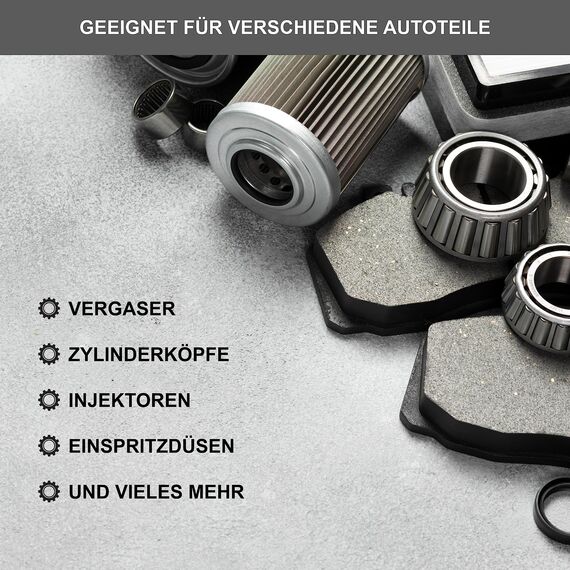 DELLWING HD Spezial 2,5L - Ultraschall Konzentrat zur Reinigung von Autoteilen, Vergaser, Zylinderköpfe, Injektoren, Einspritzdüsen und vielem mehr