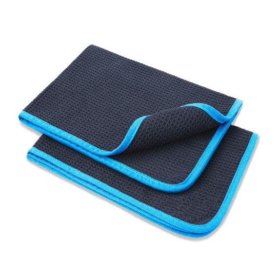 Aurum-Performance® Saugstarkes Waffeltuch für Autoscheiben und Fenstertuch - 100% Fusselfrei und absolut streifenfreie Scheibenreinigung (2er Set, 60x40cm)