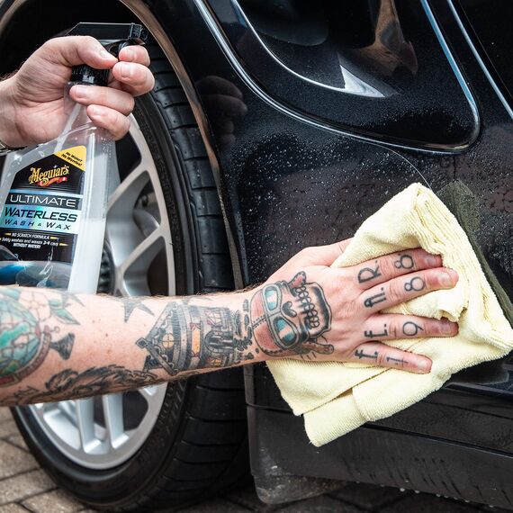 Meguiar's Supreme Shine Mikrofasertücher 6 Stück, Poliertuch Auto, Ultraweiches Mikrofasertuch, Saugstark und Lackschonend, Waschbar, Autopflege ohne Streifen – Microfiber Towels X2035EU - 6er Pack