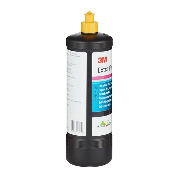 3M Perfect-it Extra Fine Plus Schleifpaste 80349 - zur Autopflege, Autopolitur, und Auto Aufbereitung - 1 Liter Flasche