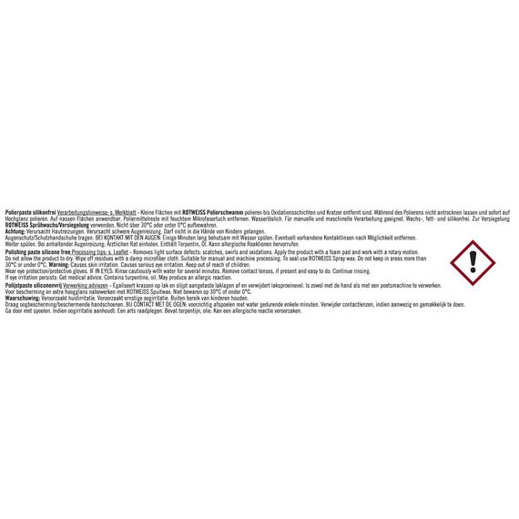 Rotweiss 1100 Polierpaste 200 ml