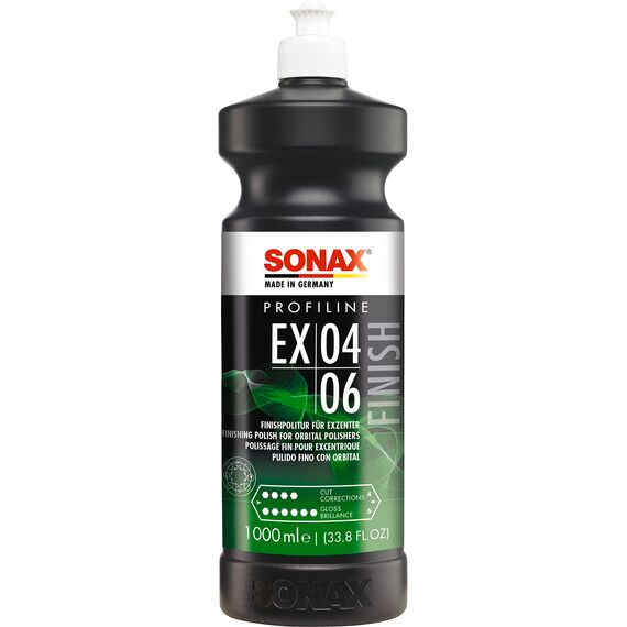 SONAX PROFILINE EX 04-06 (1 Liter) bringt optimale Kratzerentfernung, beeindruckenden Tiefenglanz und nie dagewesene Farbauffrischung | Art-Nr. 02423000