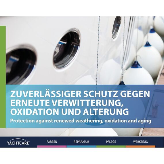 Yachtcare GFK Politur Refinish Premium Gloss | 500 ml | Hochglanz Politur für Boot Caravan Auto Wohnmobil