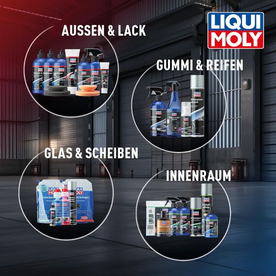 LIQUI MOLY Silikon- & Wachsentferner, Art.-Nr. 1555 I 250 ml reinigender Silikonentferner flüssig für Glas-, Lack- & Chromteile I Schlierenfreie Sicht und mehr Sicherheit I Silikonreiniger