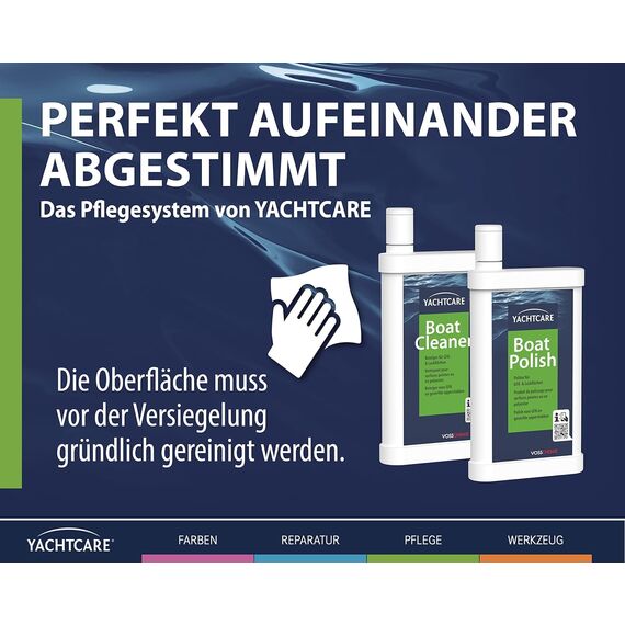 Yachtcare GFK Politur Refinish Premium Gloss | 500 ml | Hochglanz Politur für Boot Caravan Auto Wohnmobil