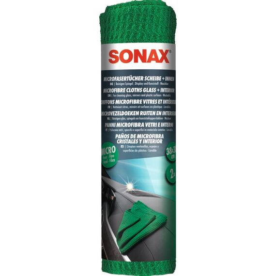 SONAX Innenraum+Scheibe-Set inkl. Tasche (11-teilig) Innenraumreinigung- & Pflege für einen gepflegten Innenraum | Art-Nr. 07688000
