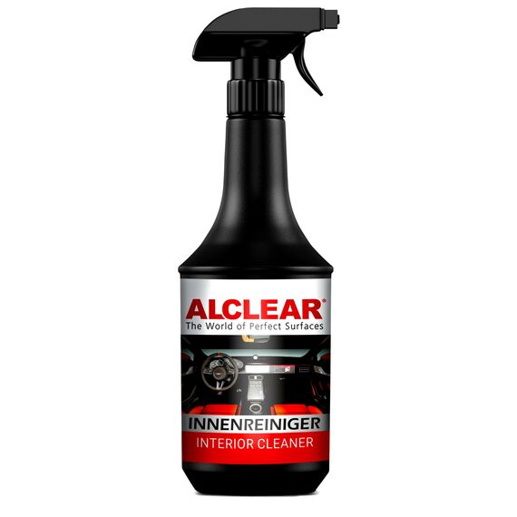 ALCLEAR 721IR Innenreiniger Spray, Auto Innenraum Reiniger für Cockpit, Polster, Kunstleder & Display, reinigt schonend, geruchsneutral, für Fahrzeugpflege & Aufbereitung – Made in Germany