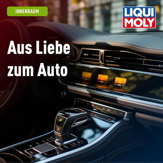 LIQUI MOLY Kunststofftiefenpflegerlotion, Art.-Nr. 1537 I 250 ml dickflüssige Kunststoffpflege für senkrechte Stellen im Auto-Innenraum I Pflegt und frischt Kunststoff auf I Seidenmatter Glanz