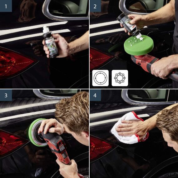 SONAX PROFILINE PerfectFinish (1 Liter) Finishpolitur zum 1-stufigen Polieren von lokal ausgeschliffenen Lackschäden wie Staubeinschlüssen oder Läufern | Art-Nr. 02243000