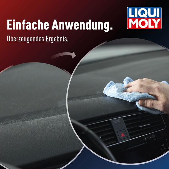 LIQUI MOLY Cockpitspray Cockpitglanz XXL, Art.-Nr. 1610 I 600 ml Auto Innenraum-Pflege für strahlenden Hochglanz I Regenerierendes, antistatisches Glanz-Spray I Dashboard-Pflege für Kunststoffteile
