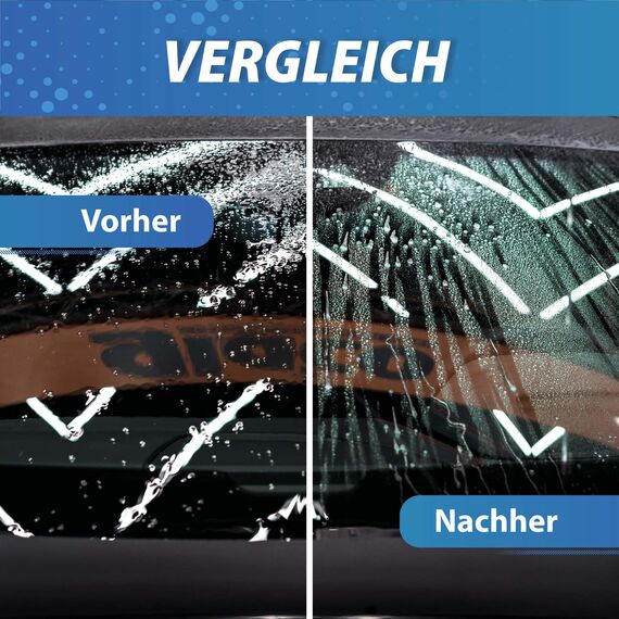 detailmate Auto Scheiben Reinigung & Versiegelung Bundle: Soft99 Glaco de Cleaner Glasreiniger 400ml + Soft99 Glaco Roll On Large 120ml + 2x detailmate Waffeltuch + Poliertuch