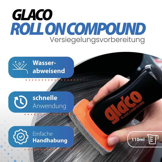 Detailmate Auto Scheiben Politur & Versiegelung Set: Soft99 Ultra Glaco Glasversiegelung 70ml + Glasreiniger + 2x Glas Mikrofasertuch + Poliertuch - Scheibenversieglung Lotuseffekt bis zu 12 Monate