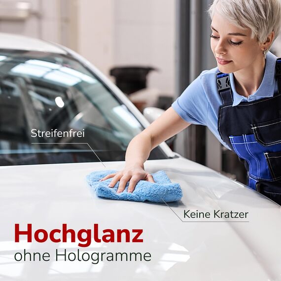 ALCLEAR 711000SV Lackversiegelung Spray – 1000 ml Sprühversiegelung mit Mikrofasertuch für Auto, Motorrad & Caravan – schützt Lack, frischt Glanz auf, wasserabweisend – silikonfrei – Made in Germany