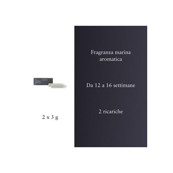RITUALS Auto Parfüm Homme Car Air Freshener – Auto Duft mit Aroma von Amber und Moschus- Auto Duft Nachfüllpack – 2 x 3 g