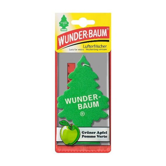 Wunder-Baum 134207/24 Lufterfrischer 24-er Box Gruenerapfel