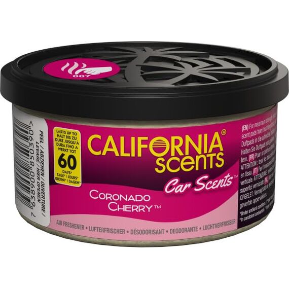 California Car Scents California Scents CCS-446TR Lufterfrischer „Coronado Cherry“, 4 Stück, Violet, Set of 4