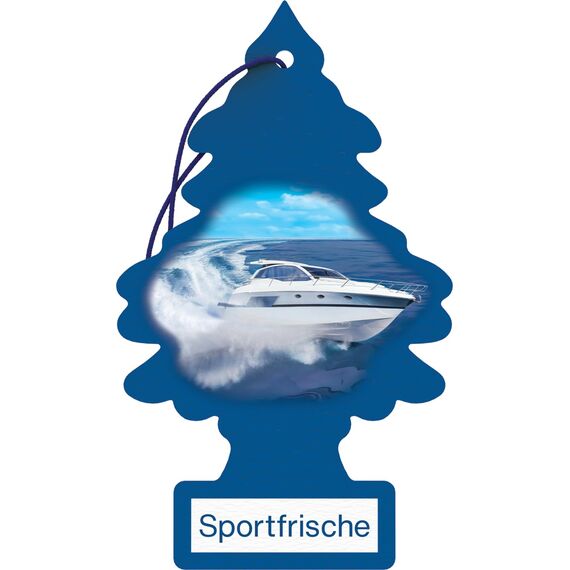 WUNDER-BAUM Auto-Lufterfrischer I Anhänger für langanhaltenden Duft im Auto oder zu Hause I Sportfrische, 3 Stück