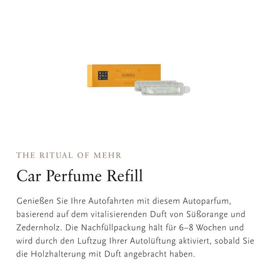 Rituals, The Ritual of Mehr Life is a Journey - Refill Car Perfume, 6 ml.