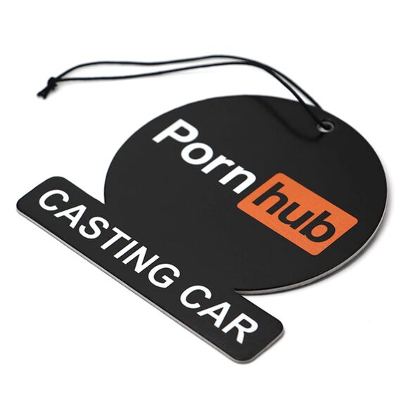 VmG-Store 2x Tuning Lufterfrischer Duftbaum fürs Auto Air Freshener Design Duft Anhänger (2x PornHub Casting Car)
