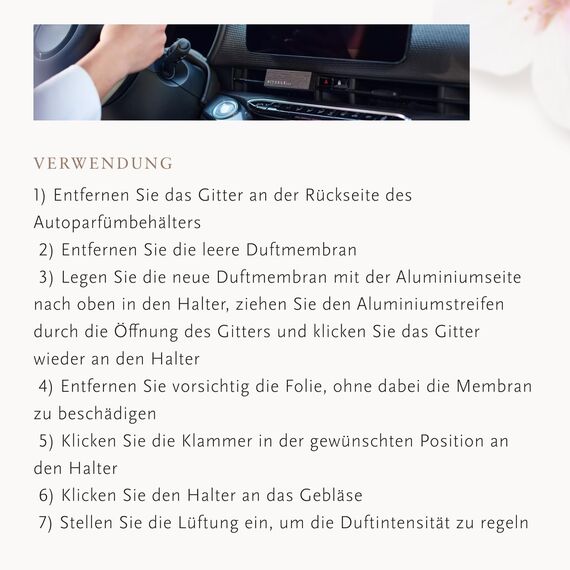 RITUALS Autoparfüm Nachfüllpackung von The Ritual of Sakura, 6 g - Mit Reismilch & Kirschblüte - regenerierende Eigenschaften