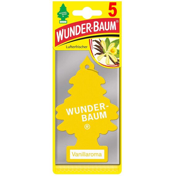 5 x Wunderbaum Vanille