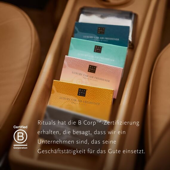 RITUALS Auto Parfüm Homme Car Air Freshener – Auto Duft mit Aroma von Amber und Moschus - Auto Lüfterfrischer mit eleganter Holzhalterung – 6 g
