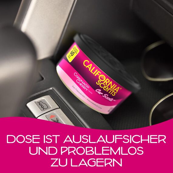 Lufterfrischer Auto Zubehör, California Car Scents, Auto Duft, 4 Stück, Coronado Cherry