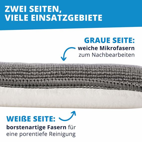 LICARGO® Innenraum Pads (3 Stück) - porentiefe Reinigung von Kunststoff, Polster, Leder & Armaturen - wie Mikrofasertücher Auto Innenraum Reiniger Pads, Auto Zubehör Innenraum Reinigung, 13x8cm