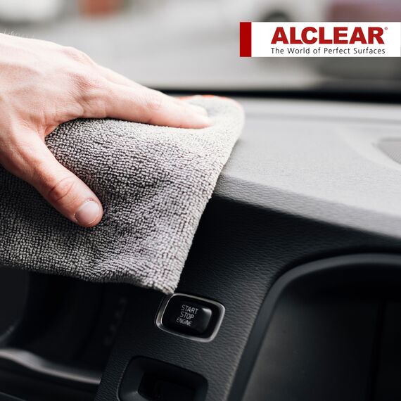 ALCLEAR 721CP Cockpitpflege 1000 ml – Seidenglanz Innenraumreiniger für Kunststoff, Vinyl und Leder – antistatisch, UV-Schutz, staubabweisend – duftneutral – Made in Germany