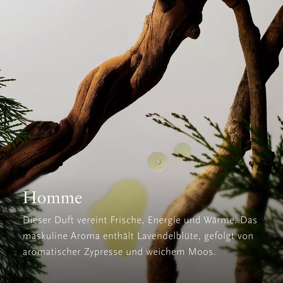 RITUALS Auto Parfüm Homme Car Air Freshener – Auto Duft mit Aroma von Amber und Moschus - Auto Lüfterfrischer mit eleganter Holzhalterung – 6 g
