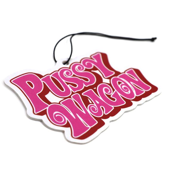 2er Set Tuning Lufterfrischer Duftbaum fürs Auto Air Freshener Design Duft Anhänger (2x Pussy Wagon)