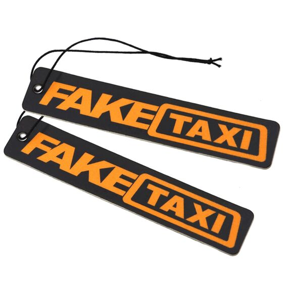 VmG-Store 2er Set Tuning Lufterfrischer Duftbaum fürs Auto Air Freshener Design Duft Anhänger (2x Fake Taxi)