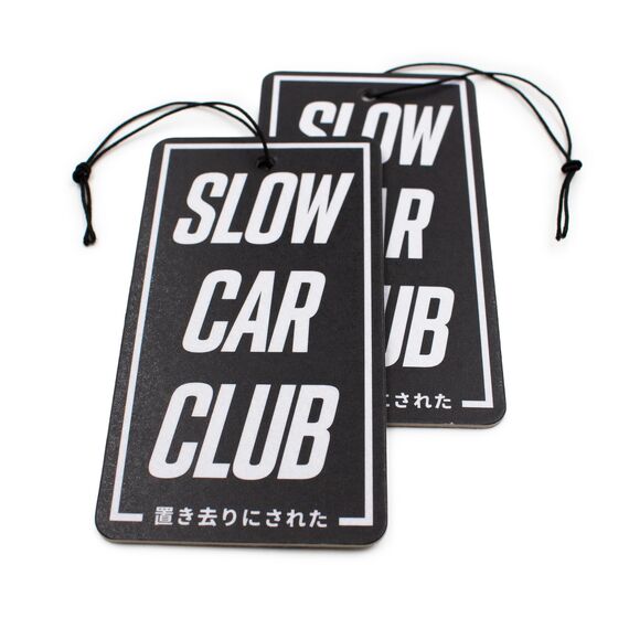 2er Set Tuning Lufterfrischer Duftbaum fürs Auto Air Freshener Design Duft Anhänger (2x Slow Car Club)