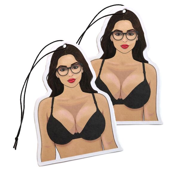 2er Set Tuning Lufterfrischer Duftbaum fürs Auto Air Freshener Design Duft Anhänger (2x Lady)
