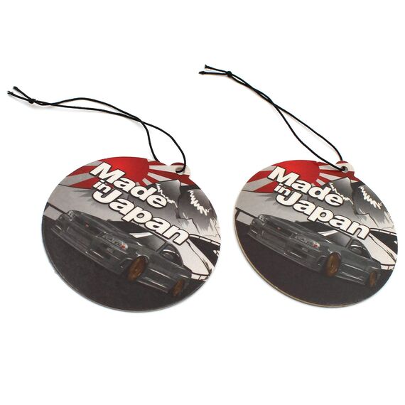 2er Set Tuning Lufterfrischer Duftbaum fürs Auto Air Freshener Design Duft Anhänger (2x Skyline Made in Japan)