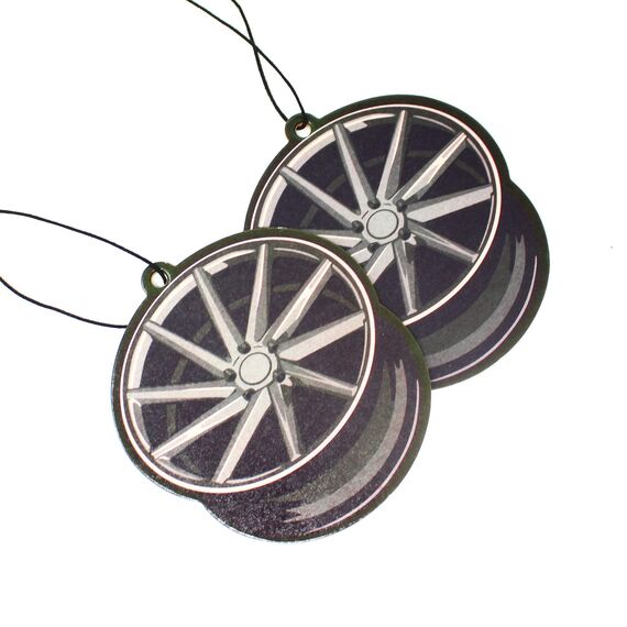 2er Set Tuning Lufterfrischer Duftbaum fürs Auto Air Freshener Design Duft Anhänger (2x CVT Felge)
