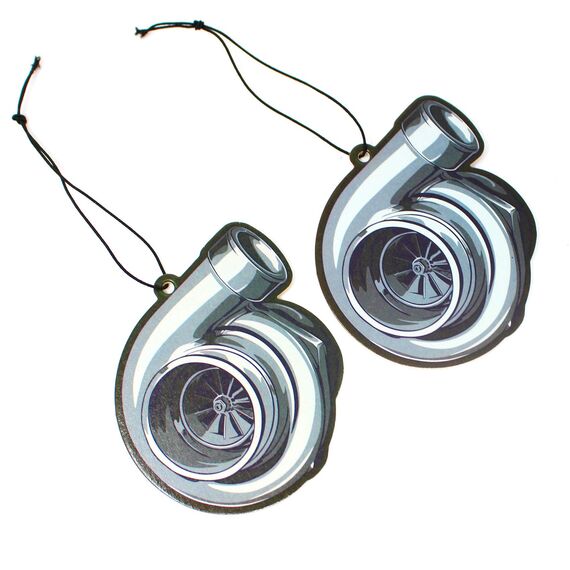 2er Set Tuning Lufterfrischer Duftbaum fürs Auto Air Freshener Design Duft Anhänger (2x Turbo)