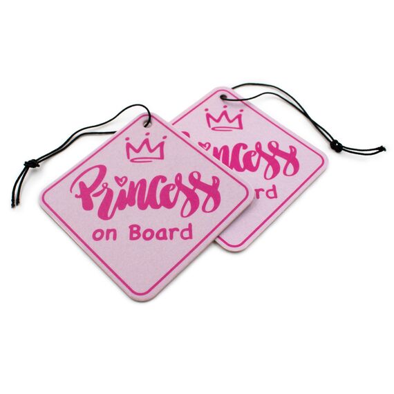 2er Set Tuning Lufterfrischer Duftbaum fürs Auto Air Freshener Design Duft Anhänger (2x Princess)