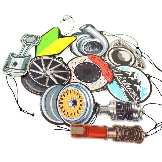 2er Set Tuning Lufterfrischer Duftbaum fürs Auto Air Freshener Design Duft Anhänger (2x NEW Wörthersee)